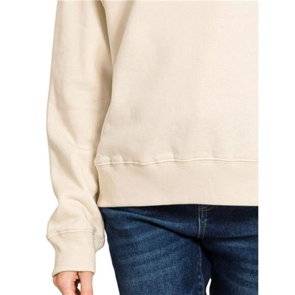 Zenana Fleece Half Zip Sweatshirt - Picture 2 of 2